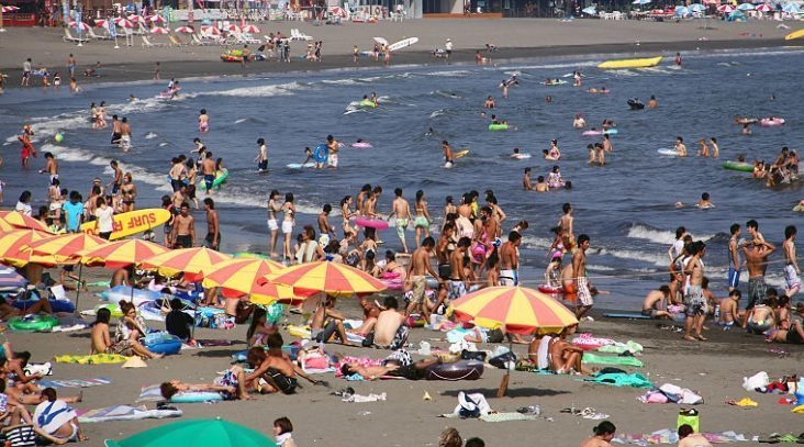 Swimming in Japan beaches safety