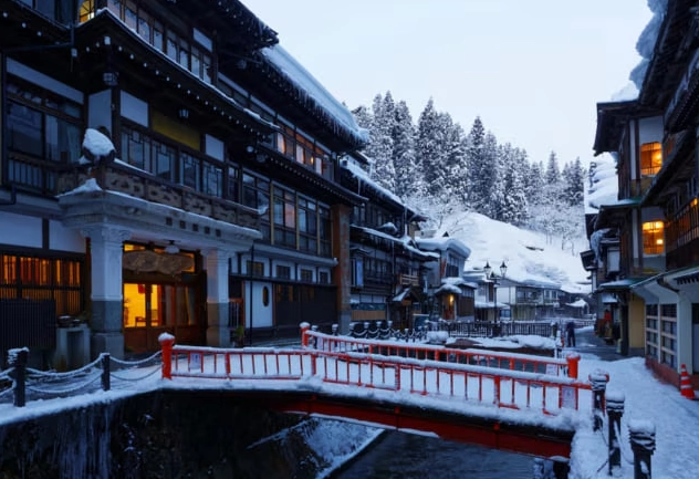 Yamagata cherry blossoms