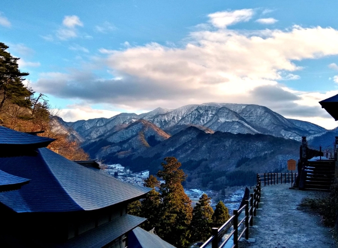 Yamagata cherry blossoms