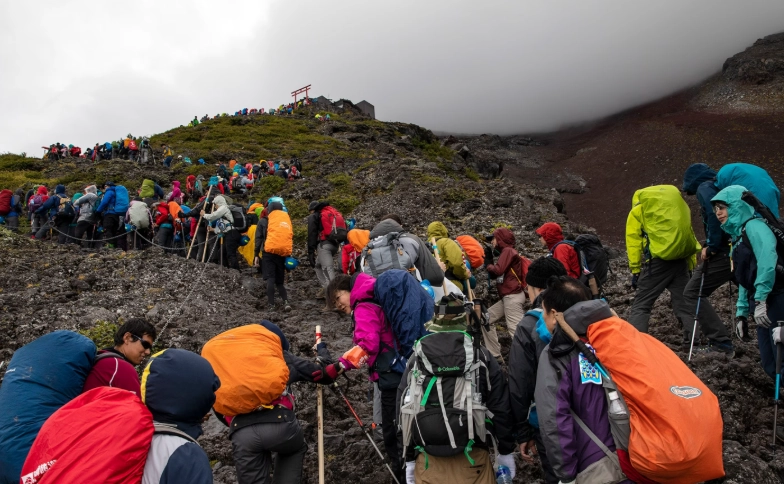 Mt. Fuji October climbing