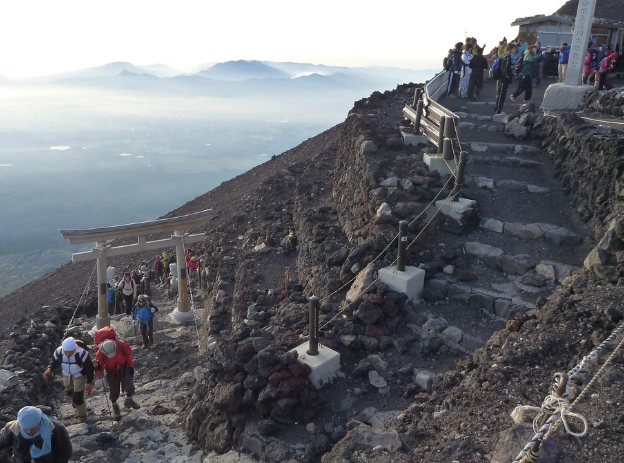 Mount Fuji hiking trail