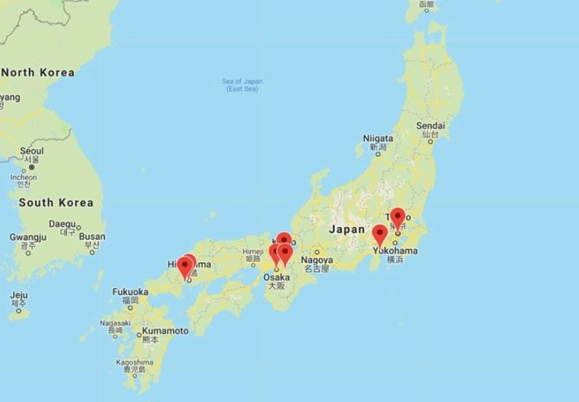 Japan two week itinerary
