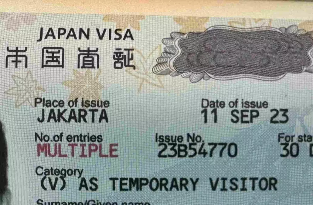Japan visa application