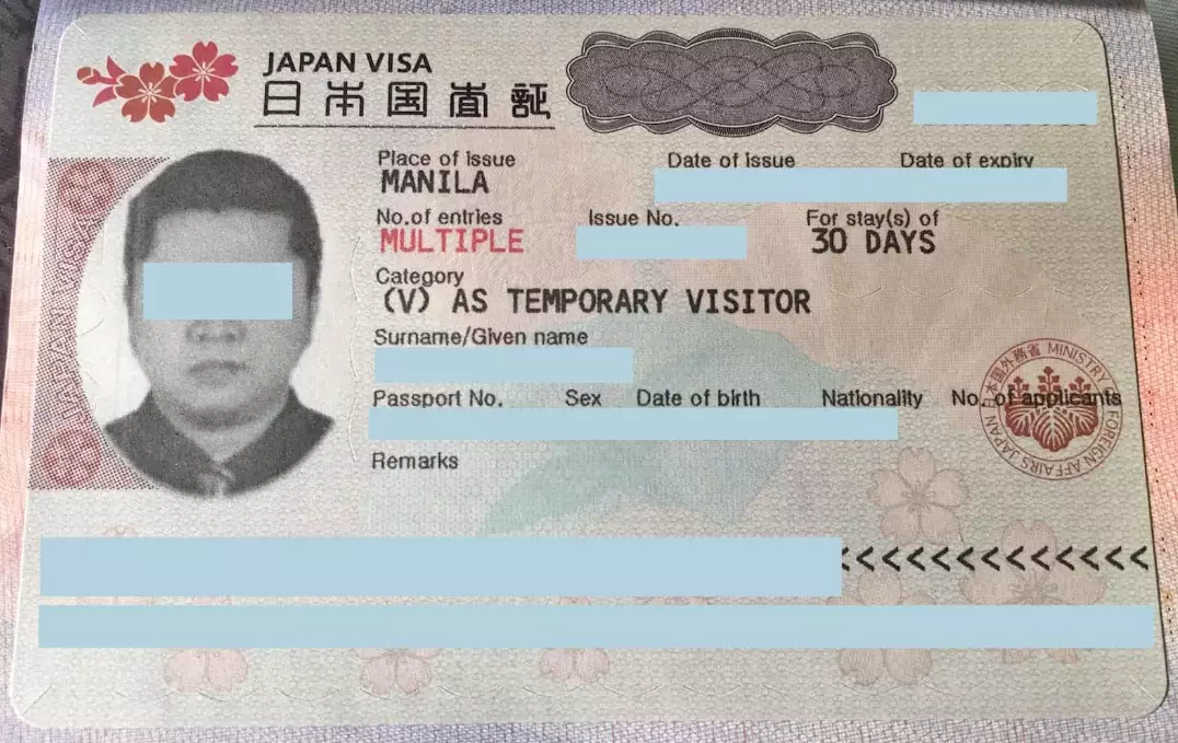 Japan visa requirements